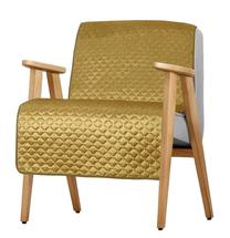 Fotelio užtiesalas Dimon 459533, medaus, 70 cm x 160 cm