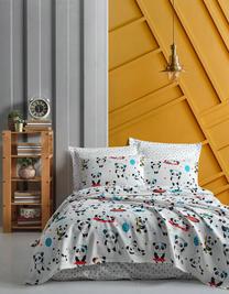 Lovatiesė Mijolnir Love Pandas 162ELR2499, baltas/įvairių spalvų, 200 cm x 235 cm