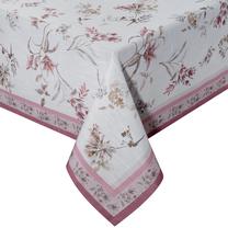 Staltiesė stačiakampė OKF-03, balta/rožinė, 140 x 220 cm
