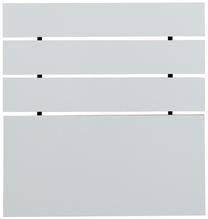 Lovos galvūgalis Kalune Design Fuga, 3 cm x 90 cm, 100 cm, balta