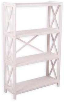 Pastatoma lentyna Felix 4, balta, 80 cm x 31 cm x 127 cm