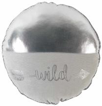 Dekoratyvinė pagalvėlė Douceur Wild Metallic, sidabro, 40 cm x 40 cm