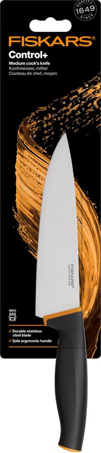 Virtuvinis peilis Fiskars CONTROL+, plastikas/nerūdijantysis plienas