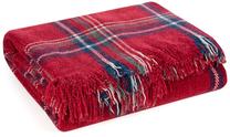 Kalėdinis pledas K153-B, raudona, 130 cm x 150 cm