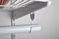 Laikiklis 12422-00010, 18.5 cm x 8.5 cm, balta, 2 vnt.