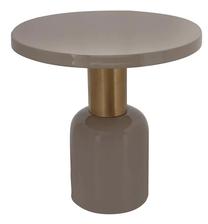 Kavos staliukas Kayoom Art Deco 125, pilkai ruda, 50.5 cm x 50.5 cm x 49.5 cm