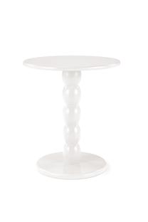 Kavos staliukas Domoletti Cirilla, baltas, 40 cm x 40 cm x 47 cm