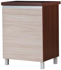 Apatinė virtuvinė spintelė Bodzio Sandi KS60DL-LA/P/OR, riešuto/smėlio, 60 cm x 60 cm x 86 cm