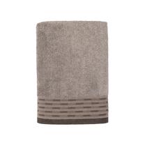 Vonios rankšluostis Domoletti HUDSON, šviesiai ruda, 140 cm x 70 cm