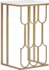 Staliukas Beliani Pandale, aukso/baltas, 30 cm x 30 cm x 54 cm