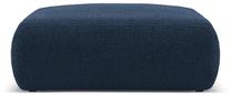 Pufas Micadoni Home Molino Boucle, tamsiai mėlyna, 100 cm x 100 cm x 36 cm