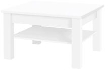 Kavos staliukas ADRK Cesiro, baltas, 80 cm x 80 cm x 48 cm