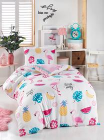 Vaikiškas patalynės užvalkalų komplektas Mijolnir Kokteyl 143EPJ8722, mėlyna/balta/juoda, 140 x 200 cm