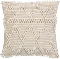 Dekoratyvinė pagalvėlė Leila, šviesiai ruda, 45 cm x 45 cm