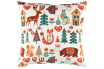 Kalėdinė dekoratyvinė pagalvėlė Winteria Folk, įvairių spalvų, 45 cm x 45 cm