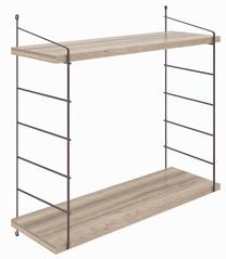 Sieninė lentyna Kalune Design Armoni 2'li, ruda, 72 cm x 20 cm x 58 cm