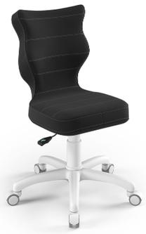 Vaikiška darbo kėdė Petit VT17, 35 x 37 x 77 - 83 cm, antracito/balta