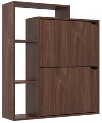 Batų dėžė VLX 338151, ruda, 79.5 cm x 24 cm x 90.5 cm