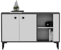 Konsolinis staliukas Kalune Design Sahra, antracito/balta, 120 cm x 35 cm x 75 cm