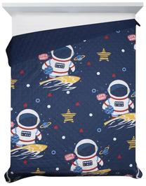 Lovatiesė NJE-02, mėlyna/balta/geltona, 170 cm x 210 cm