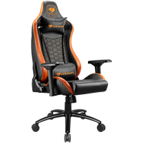 Žaidimų kėdė Cougar Gaming Outrider S, 50 x 50 x 119 - 127 cm, juoda/oranžinė