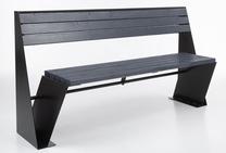 Lauko suoliukas DM Grill Linea SL024, tamsiai pilka, 169 cm x 56 cm x 90 cm