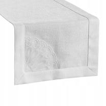 Stalo takelis stačiakampė Elen, balta, 40 x 140 cm