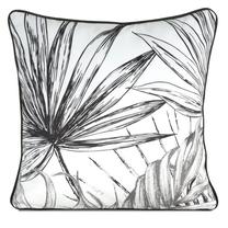 Dekoratyvinės pagalvėlės užvalkalas Paloma, balta/juoda, 45 cm x 45 cm