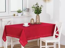 Staltiesė stačiakampė Domoletti Natale, raudona, 180 x 140 cm