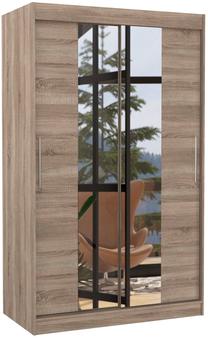 Spinta ADRK Santos, triufelių, 120 cm x 58 cm x 200 cm, su veidrodžiu