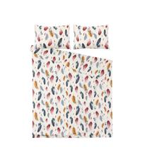 Patalynės užvalkalų komplektas Domoletti 6750 B, rudas/baltas/raudonas, 160 x 200 cm