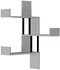 Sieninė lentyna Kalune Design Bombe 495SSE1155, balta, 105 cm x 20 cm x 60 cm