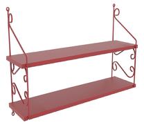 Sieninė lentyna Kalune Design Seramoni 2'li, raudona, 72 cm x 20 cm x 51 cm