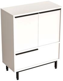 Batų lentyna Kalune Design ON8C-W, balta, 74.8 cm x 35.5 cm x 90.4 cm