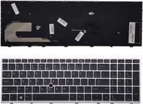 Nešiojamų kompiuterių klaviatūra HP KB314942 for HP Elitebook 850 G5 755 G5 ZBook 15u G5 with backlight, Anglų (US), juoda, belaidė