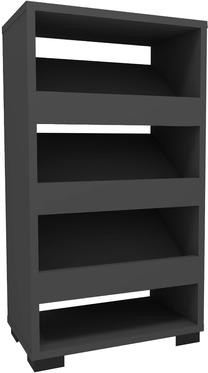 Batų lentyna Kalune Design Nasem, antracito, 45 cm x 27.4 cm x 81.6 cm