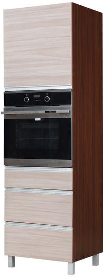 Spintelė Bodzio Sandi KSZPWL-LA/P/OR, ruda/smėlio, 59 cm x 60 cm x 207 cm