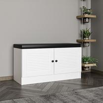 Batų spintelė Kalune Design Noah 8334, balta, 35 cm x 90 cm x 50 cm