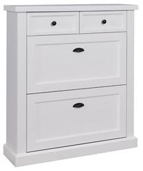 Batų spintelė ADRK Galineo 01, balta, 27.5 cm x 97.5 cm x 110 cm