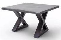 Kavos staliukas MC Akcent Cartagena, antracito/pilka, 75 cm x 75 cm x 45 cm