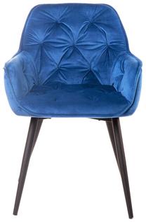 Valgomojo kėdė Homla Basic Cherry 200177, juoda/tamsiai mėlyna, 63 cm x 57 cm x 84 cm