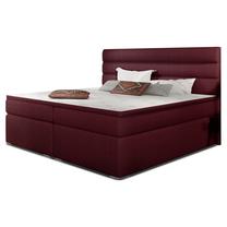 Lova pusantros vietos continental Softy Malmo 63, 140 x 200 cm, violetinė, su čiužiniu