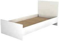 Lova viengulė Kalune Design Ernest, 90 x 190 cm, balta, be čiužinio