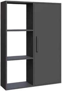 Lentyna Kalune Design Patrick 875ZNA4702, antracito, 25 cm x 90 cm x 123.6 cm