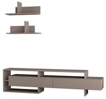 Svetainės baldų komplektas Kalune Design Gara Light Mocha, vidaus, šviesiai ruda