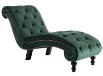 Krėslas VLX Chaise Longue 248610, žalias, 145 cm x 52 cm x 77 cm
