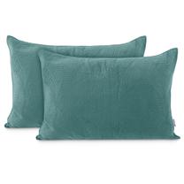 Dekoratyvinės pagalvėlės užvalkalas AmeliaHome Palsha Turquoise, mėlyna, 70 cm x 50 cm, 2 vnt.
