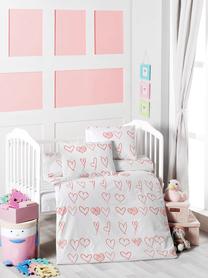 Patalynės užvalkalų komplektas Mijolnir 292LFS1503, baltas/raudonas, 100 x 150 cm