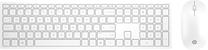 Klaviatūros ir pelės komplektas HP 800 4CF00AA, EN, balta, belaidė