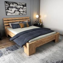 Lova viengulė Kalune Design Kutay, pušies, be čiužinio, su grotelėmis